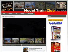 Tablet Screenshot of modeltrainclub.org